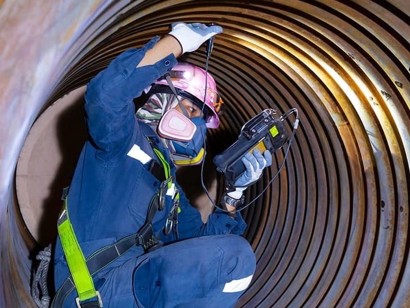 Ensaio por medição de espessura