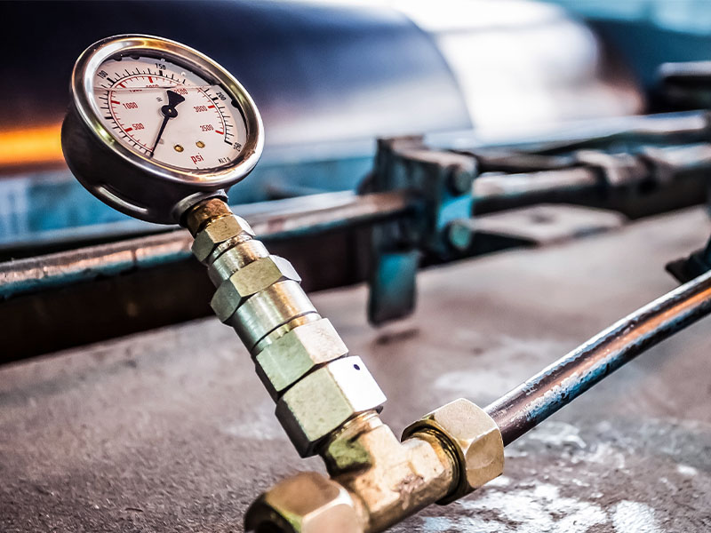 teste de estanqueidade em tubulações industriais